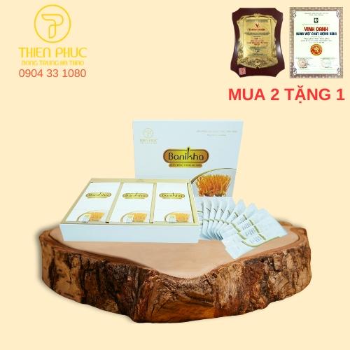 Nước Đông Trùng Hạ Thảo Banikha Thiên Phúc - Hộp 30 Gói bồi bổ sức khỏe