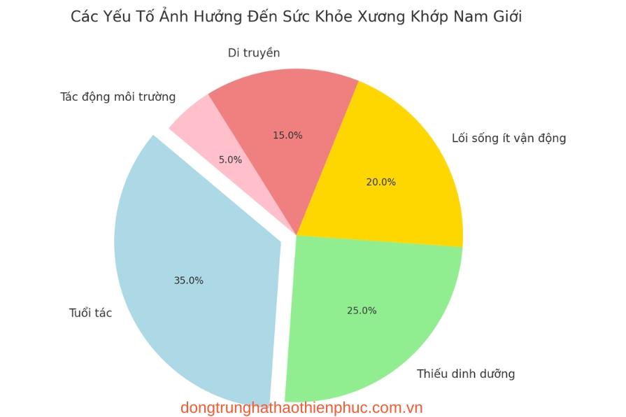Các yếu tố ảnh hưởng đến sức khỏe xương khớp nam giới