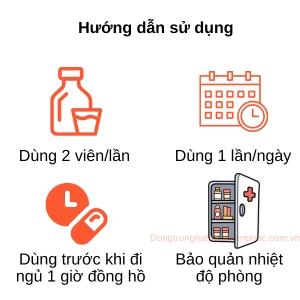 Hướng dẫn sử dụng viên ăn ngủ ngon banikha