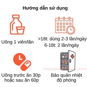 Hướng dẫn sử dụng banikha bổ phế thiên phúc
