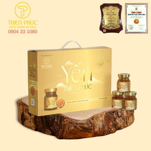 Yến Thiên Phúc hộp 10 hũ - Sản phẩm yến sào cao cấp giúp bồi bổ sức khỏe