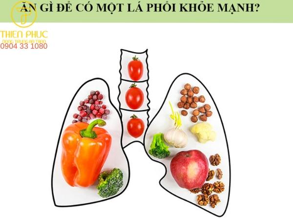 Cân bằng dinh dưỡng giúp cơ thể duy trì sức khỏe phổi tối ưu
