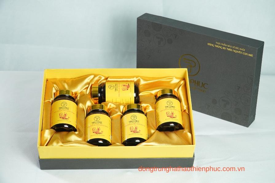 Hộp đông trùng hạ thảo con khô 25g