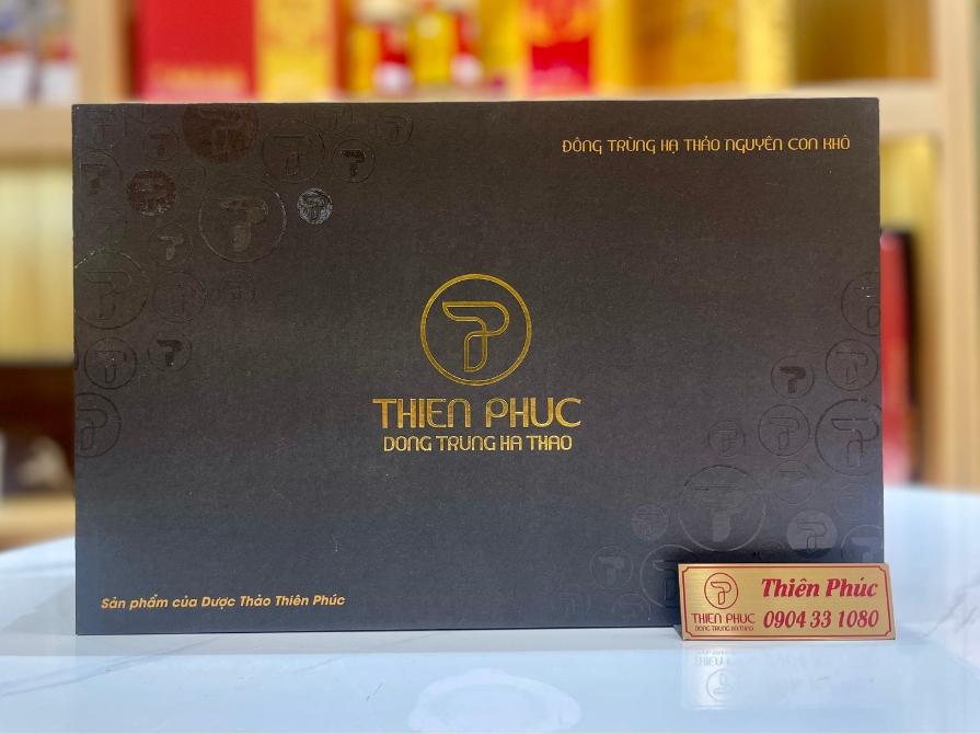 Hộp đông trùng hạ thảo nguyên con khô 25g