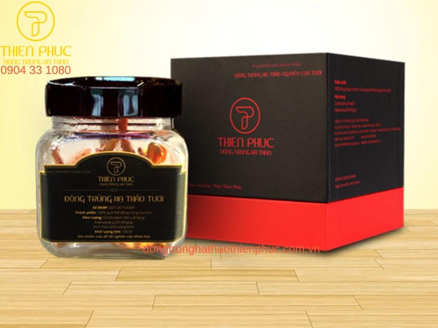 Đông trùng hạ thảo quả thể tươi Thiên Phúc ngâm mật ong – Hướng dẫn chi tiết