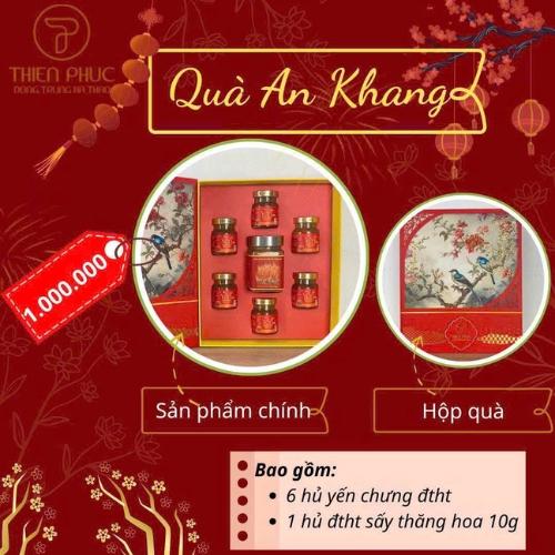 Hộp quà Tết An Khang Thiên Phúc đẹp sang trọng