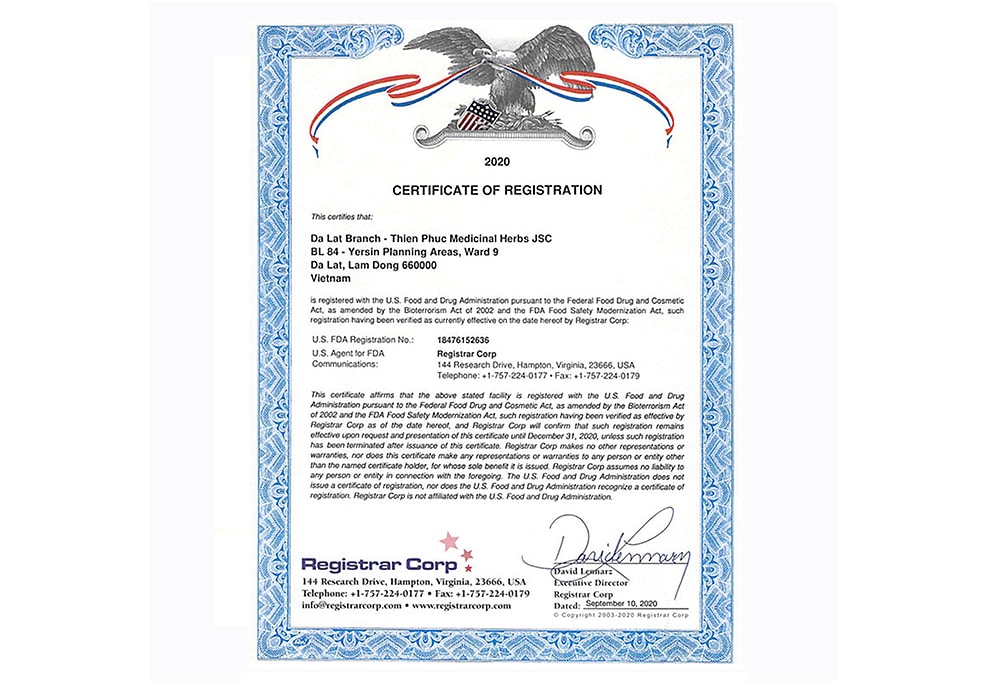 Sản phẩm đầy đủ công bố